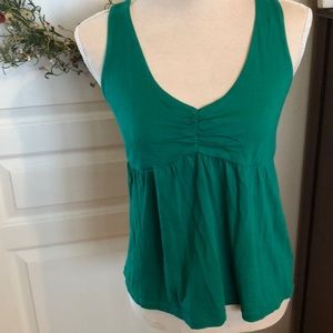 Anthropologie tank with ribbon